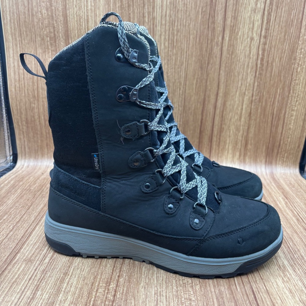 Vasque Laplander Ultradry Insulated Hiking Winter Boot Black Women 10 Waterproof